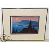 Image 1 : FRAMED & MATTED NORTH WEST PACIFIC ART SCENE.