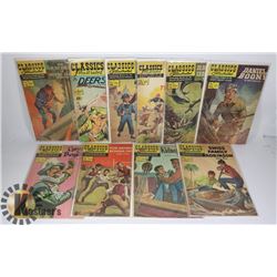 TEN 15 CENT COMICS