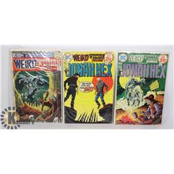 3 VINTAGE 20/25 CENT JONAH HEX COMICS