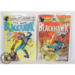 2 VINTAGE 30 CENT BLACKHAWK COMICS