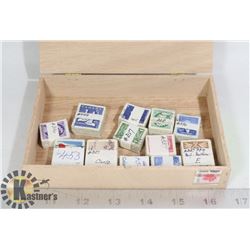 CIGAR BOX WITH 12 X 100 BUNDLED & CATALOGUED