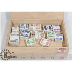 CIGAR BOX WITH 12 X 100 BUNDLED & CATALOGUED