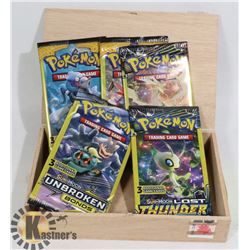 5 SEALED POKEMON GO BOOSTER PACKS