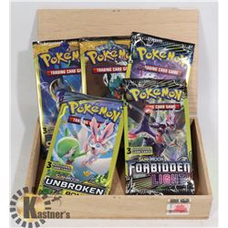 5 SEALED POKEMON GO BOOSTER PACKS