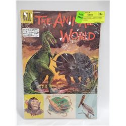 1956 ANIMAL WORLD DINO COMIC DELL 713 FINE