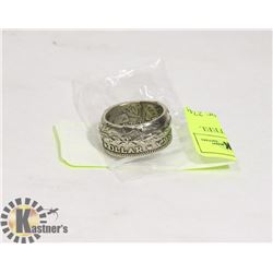 CELTIC DRAGON STAINLESS STEEL RING SZ 6