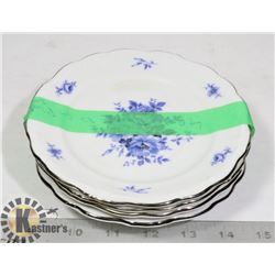 ROYAL BAVARIAN SMALL SIDE PLATES FINE CHINA X4