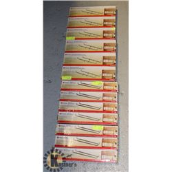 BUNDLE OF 13 ASSORTED FRAME HANGER BARS