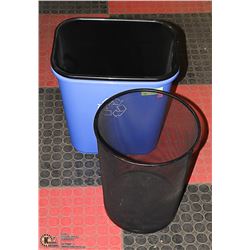 LOT OF 3 GARBAGE CANS