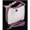 Image 1 : NEW BLUSH MAUVE & CREAM LADIES PURSE W/ REMOVABLE