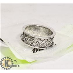 CELTIC DRAGON STAINLESS STEEL RING SZ 9