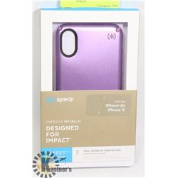 NEW SPECK X / XS IPHONE CASE - PURPLE DESIGN