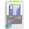 Image 1 : NEW SPECK X / XS IPHONE CASE -GREY WITH BLUE GRIP