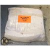 Image 1 : 25LB BAG OF WHITE WIPERS (RAGS)