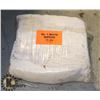 Image 1 : 25LB BAG OF WHITE WIPERS (RAGS)