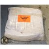 Image 1 : 25LB BAG OF WHITE WIPERS (RAGS)