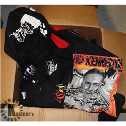 BOX OF ROCK T-SHIRTS