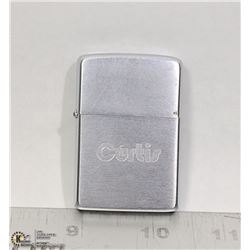 1978 ZIPPO LIGHTER CURTIS ADVERTISMENT