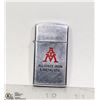Image 1 : 1978 ZIPPO LIGHTER ALLIANCE METAL ADVERTISMENT