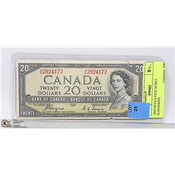 1954 DEVILS FACE 20 BILL (CANADIAN)