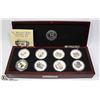 Image 1 : SET OF 8 D DAY COINS WITH COA