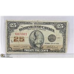 1923 CAD SHINPLASTER