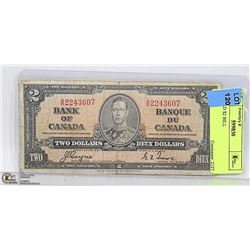 1937 CAD $2 BILL