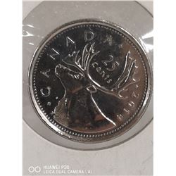 2014 CANADIAN 25 CENT MINT