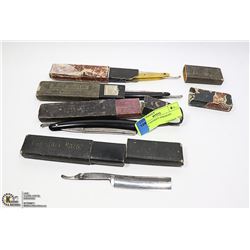 LOT OF 4 ANTIQUE STRAIGHT RAZORS