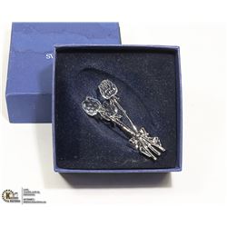 SWAROVSKI THREE FLOWER BOUQUET ORNAMENT