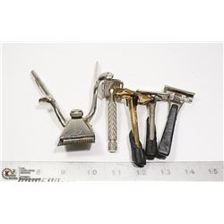 LOT OF ANTIQUE RAZORS