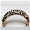 Image 2 : 1) 14KT ROSE GOLD CHOCOLATE DIAMOND RING. SIZE 7