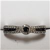 Image 4 : 79) 14KT WHITE GOLD FANCY COLORED BLACK DIAMOND
