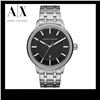 Image 6 : NEW ARMANI EXCHANGE BLACK DIAL/ST. STEEL BAND 46MM