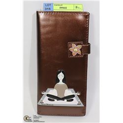 NEW MEDITATING LADY SHAGWEAR WALLET