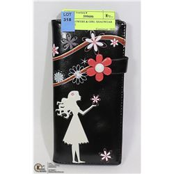 NEW FLOWERS & GIRL SHAGWEAR WALLET