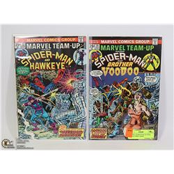 MARVEL TEAM-UP #22, 24 1970'S COLLECTORS COMICS