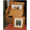 Image 1 : PICTURE FRAMES- BOX LOT