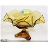 Image 1 : ART GLASS FOOTED BOWL