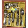 Image 1 : KITCHEN FLATWARE- 83 PIECES