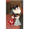 Image 1 : NATIVE AMERICAN DOLLS- BOX LOT ASSORTED