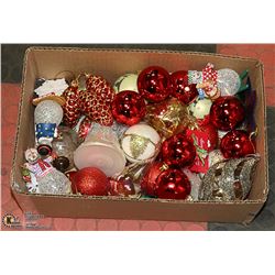 CHRISTMAS ORNAMENTS- ASSORTED LOT