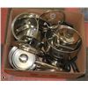 Image 1 : POTS & PANS- BOX LOT ASSORTED