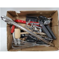 KITCHEN UTENSILS- BOX LOT