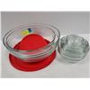 Image 1 : GLASS BOWL SET- 17 PIECES- ARC FRANCE BRAND