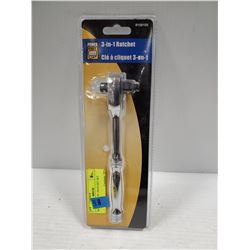POWERFIST 3 IN 1 RATCHET SET