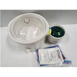 RIVAL SLOW COOKER & LITTLE DIPPER ELECTRIC SERVER