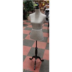 DRESSMAKERS BUST ON WOOD STAND