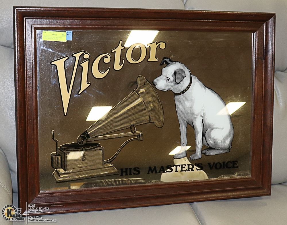 【希少】パブミラー　VICTOR his master’s voice Victor 