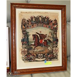 ANTIQUE SOLDIER PICTURE - BERLIN 21 X 25